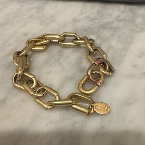 Clare V Chunky Gold Chain Bracelet